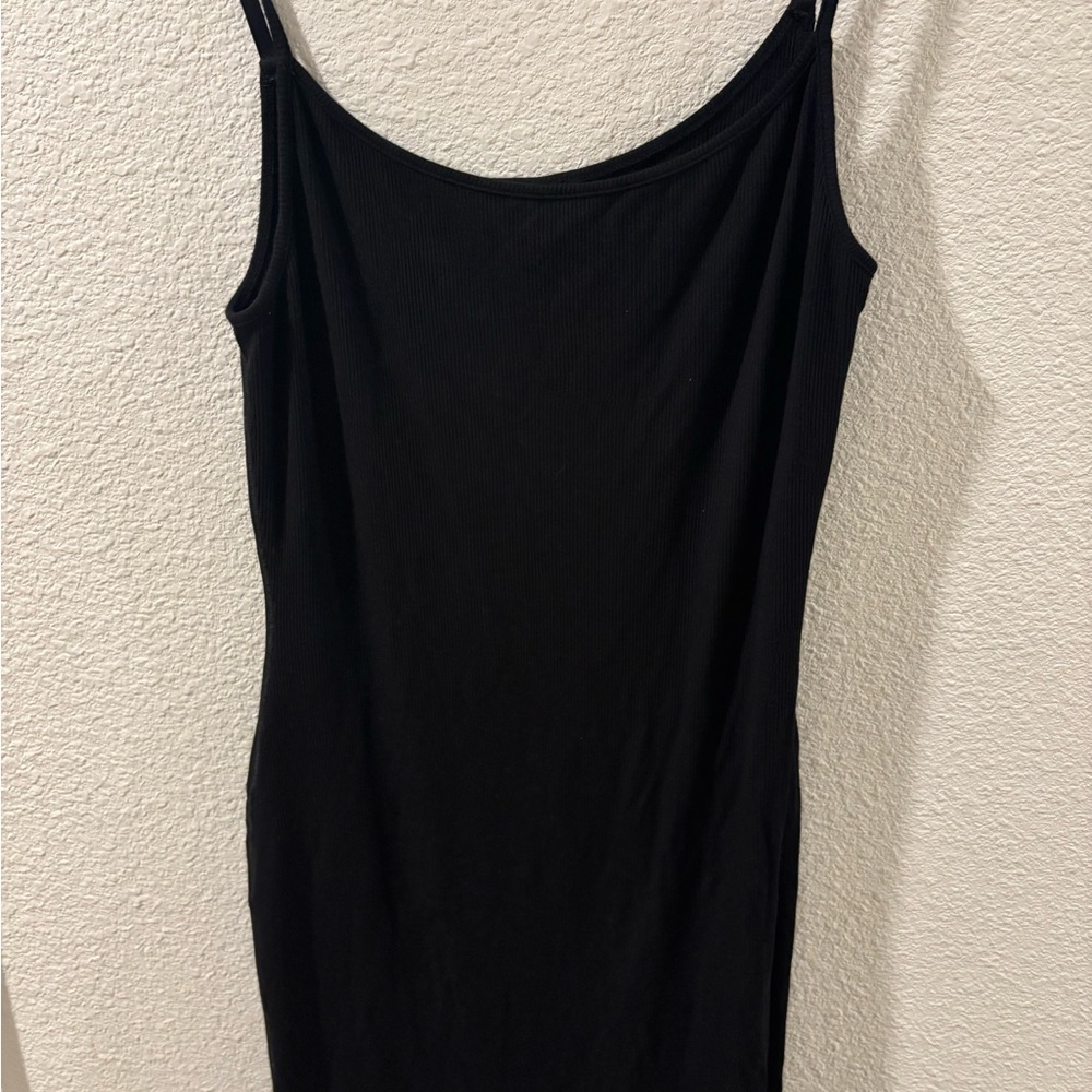 SKIMS Black Slip Dress - Picture 3 of 5